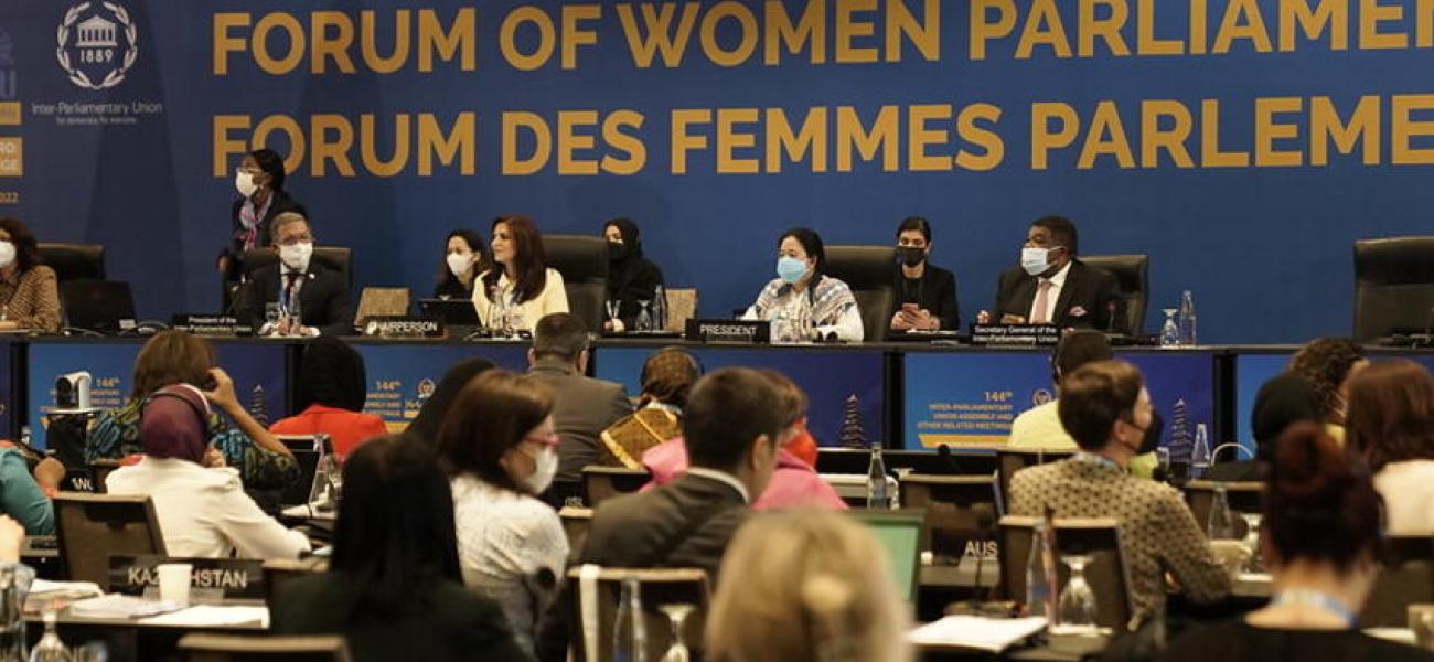 Women in parliament: Slow progress towards equal representation.