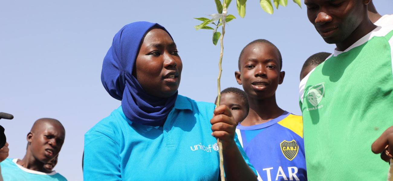 Maguette Ba is a young climate activist, who advocates for a clean environment in her home country of Senegal.