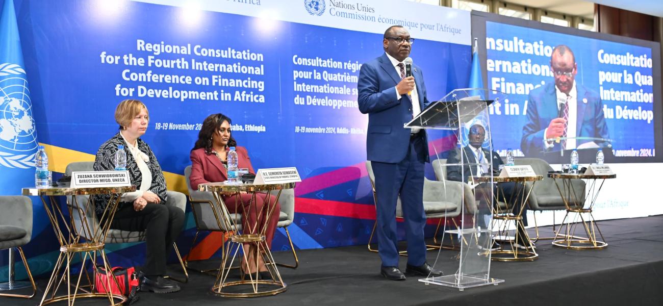 The Executive Secretary of the UN Economic Commission for Africa, Claver Gatete, delivered a statement at the opening of a two-day Africa Regional Consultation for the Fourth International Conference on Financing for Development (#FfD4) in Addis Ababa, Ethiopia.