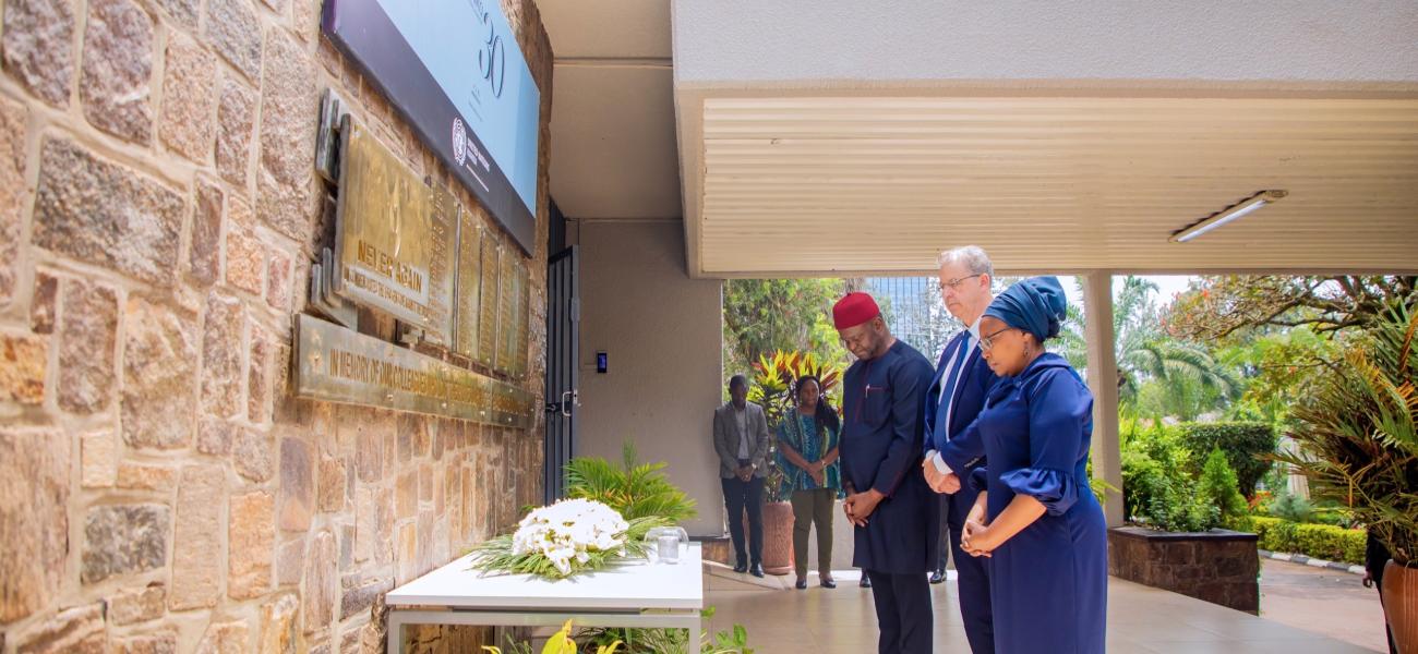 The United Nations Special Adviser on the Prevention of Genocide, Alice Wairimu Nderitu, in Kigali.