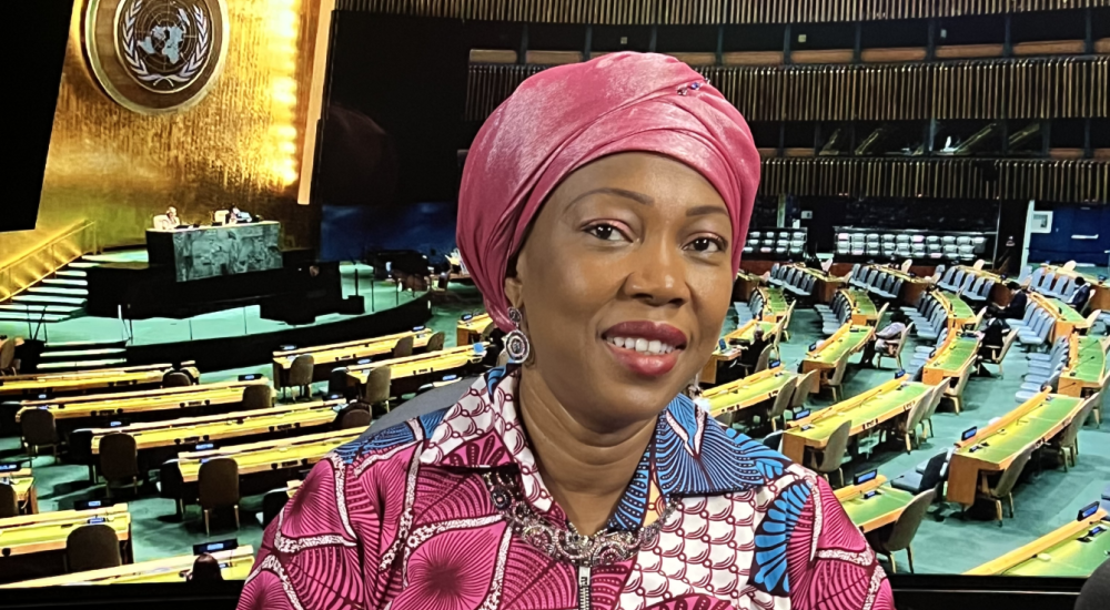Ms. Fatima Maada Bio, the First Lady of Sierra Leone.