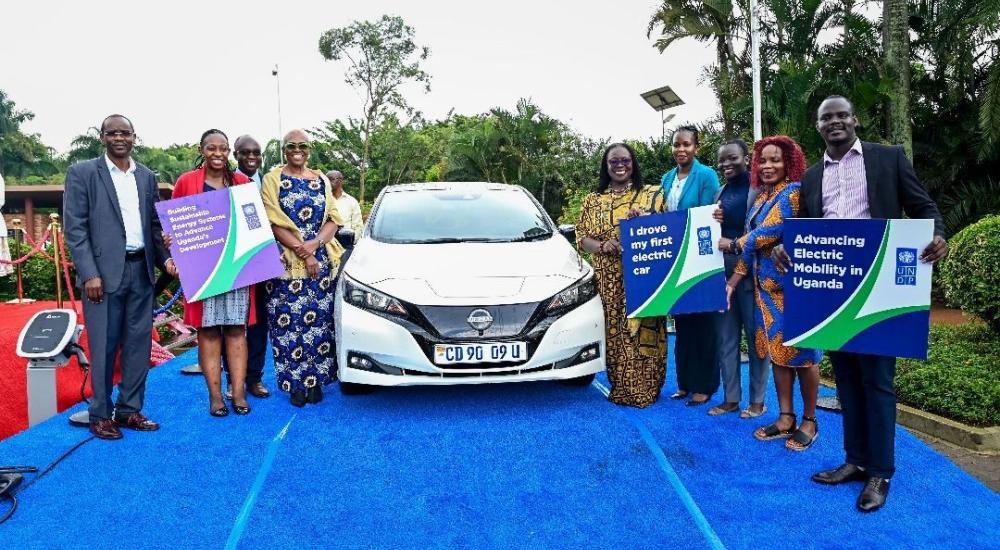 In 2023 UNDP in Uganda added its first electric car into their fleet as a major step forward for Uganda’s transition to a clean energy future.