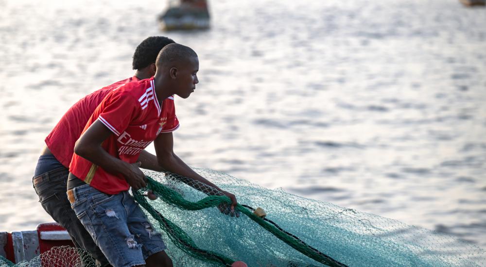 Fishing in Rincao, Cabo Verde.