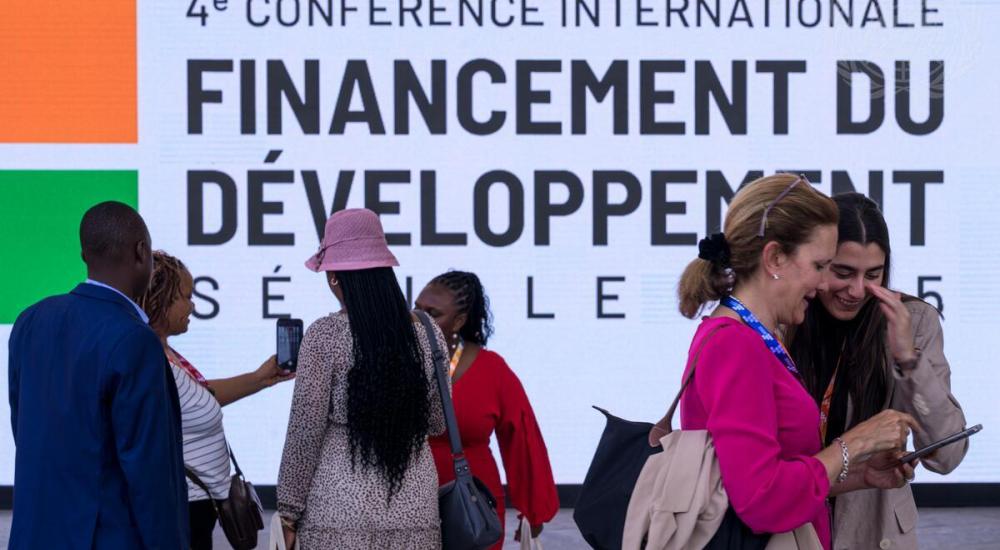 A view of participants attending the 4th International Conference on Financing for Development (FfD4).