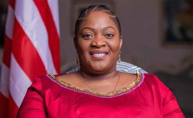 Jewel Taylor, Vice President of Liberia.
