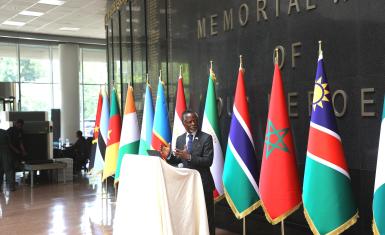 Parfait Onanga-Anyanga, Special Representative of the Secretary-General to the African Union and Head of the United Nations Office to the African Union.