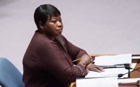Crédits Photo: ONU/Rick Bajornas.  La Procureure de la Cour pénale internationale (CPI), Fatou Bensouda, devant le Conseil de sécurité (archives).