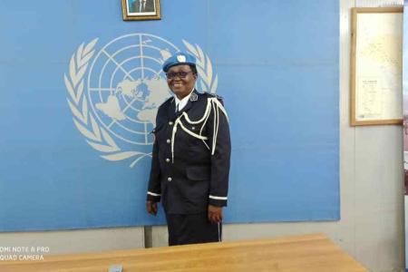 Lieutenant-Colonel Doamba Sawadogo from Burkina Faso, serving in DR Congo