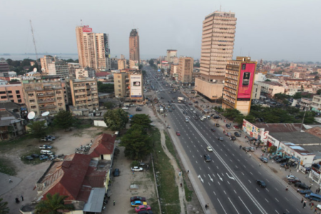 Vue du centre-ville de Kinshasa, la capitale de la République démocratique du Congo. Photo MONUSCO/Myriam Asmani