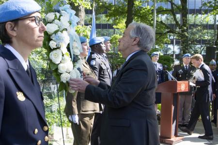 Wreath Laying Ceremony on the occasion of the International Day of United Nations Peacekeepers.