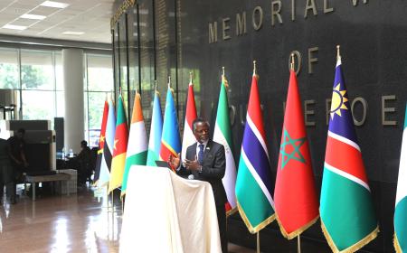 Parfait Onanga-Anyanga, Special Representative of the Secretary-General to the African Union and Head of the United Nations Office to the African Union.