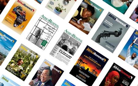 Image of various covers of the magazine