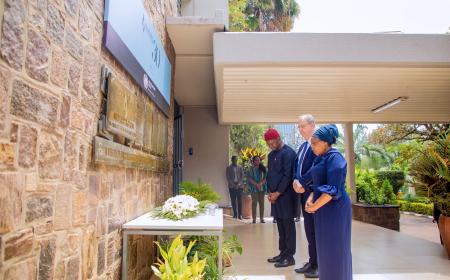 The United Nations Special Adviser on the Prevention of Genocide, Alice Wairimu Nderitu, in Kigali.