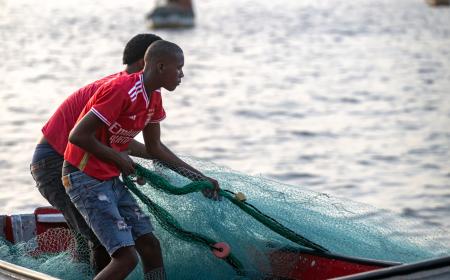 Fishing in Rincao, Cabo Verde.