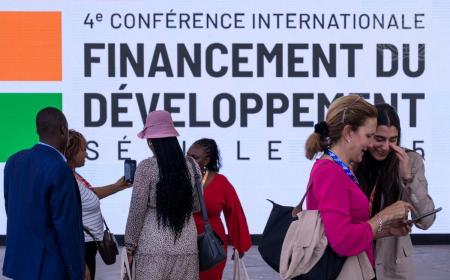 A view of participants attending the 4th International Conference on Financing for Development (FfD4).