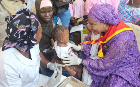 Mali pioneers novel hybrid vaccine delivery approach to combat malaria.