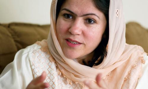 "I want my daughters to be respected as human beings," says Fawzia Koofi, a trailblazer in Afghanistan.
