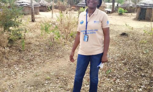 -Okwa Morphy from Nigeria, serving in South Sudan