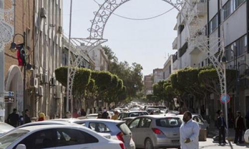 A busy day on Mizran Street in central Tripoli, the Libyan capital. Photo: UNSMIL/Abbas Toumi