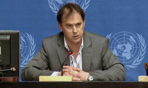 Le porte-parole du HCR, Rupert Colville. Photo: ONU