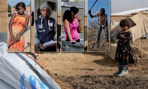 Photos: UNHCR/S. Sisosmack (background), UNHCR/O.Pain (1st), UNHCR/J. Tanner (2nd), UNHCR/S. Rich (3rd), UNHCR/F. Noy (4th)