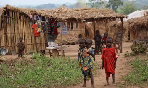 Des enfants en République centrafricaine. Photo : OCHA / Gemma Cortes