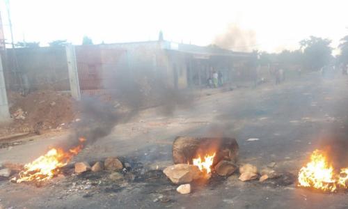 Burning barricades in Bujumbura, as turmoil erupted in Burundi.
