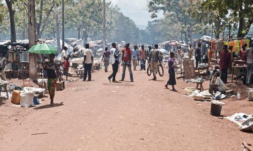 Des personnes déplacées internes à Bambari, en République centrafricaine. Photo :ONU / Catianne Tijerina