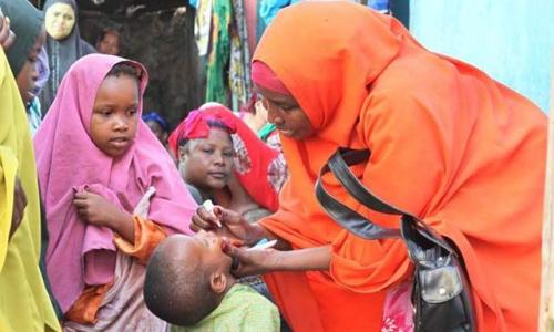 Campagne de vaccination contre la polio en Somalie. Photo: UNICEF