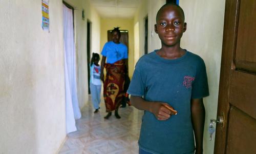 Thirteen year-old Francis from Sierra Leone lost his parents, sister and grandmother to Ebola. At least 3,700 children in West Africa have lost one or both parents to the disease since the start of the outbreak. Photo: UNICEF/Jo Dunlop