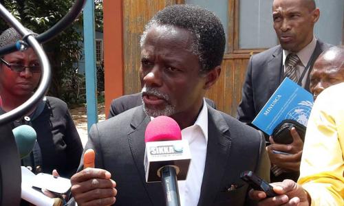 UN Special Representative and head of the UN Multidimensional Integrated Stabilization Mission in the Central African Republic (MINUSCA) Parfait Onanga-Anyanga. Photo: MINUSCA