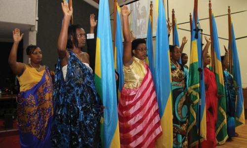 Swearing-in of Members of Parliament and other government officials in Kigali, Rwanda. Photo: Paul Kagame