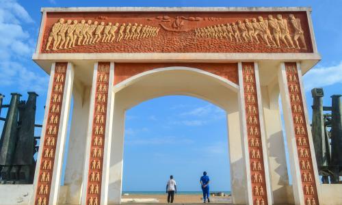 Door of no return in Ouidah, Benin.