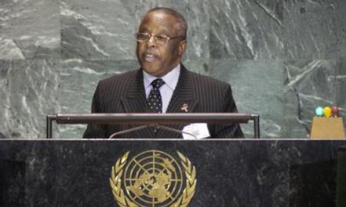 Festus Mogae, served as the president of the southern African country of Botswana from 1998 to 2008. 