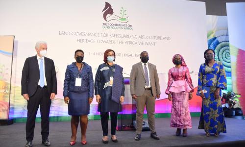 Washiriki wa Mkutano wa 2021 wa Sera ya Ardhi Barani Afrika.