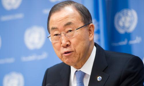 Le Secrétaire général Ban Ki-moon