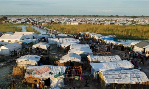 The Protection of Civilians (POC) site near Bentiu, in Unity State, South Sudan. UN Photo/JC McIlwaine