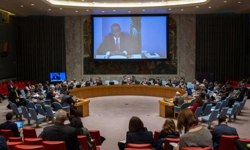 Wide view of the Security Council. UN Photo/Loey Felipe (file)