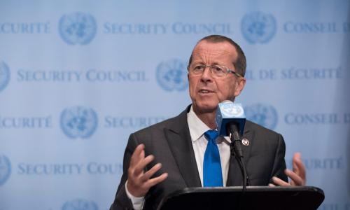 Special Representative Martin Kobler of Germany. UN Photo/Kim Haughton