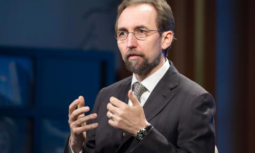 The UN High Commissioner for Human Rights, Zeid Ra'ad Al Hussein. UN Photo/Rick Bajornas