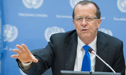 Special Representative and Head of the UN Support Mission in Libya (UNSMIL) Martin Kobler. UN Photo/Manuel Elías