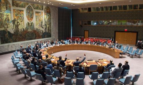 Security Council votes to extend mandate of UN Support Mission in Libya (UNSMIL). UN Photo/Eskinder Debebe