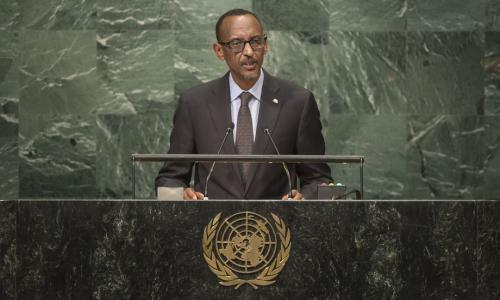 Paul Kagame, President of the Republic of Rwanda, addresses the general debate of the General Assembly’s seventy-first session.