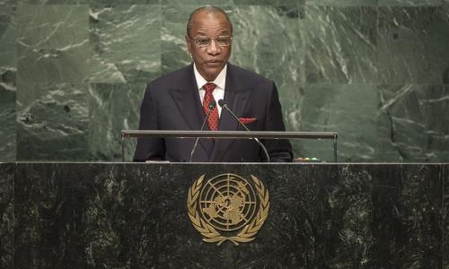 Alpha Condé, President of the Republic of Guinea, addresses the general debate of the General Assembly’s seventy-first session.