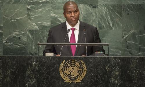 Faustin Archange Touadéra, President of the Central African Republic, addresses the general debate of the General Assembly’s seventy-first session.