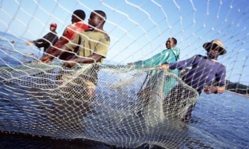 Fishermen in Inhaca Island, Mozambique.