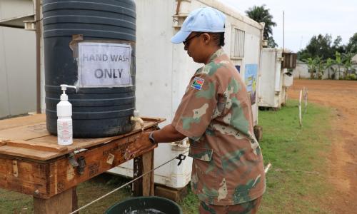 Walinda amani wa MONUSCO wameweka mikakati kudhibiti kuenea kwa COVID-19
