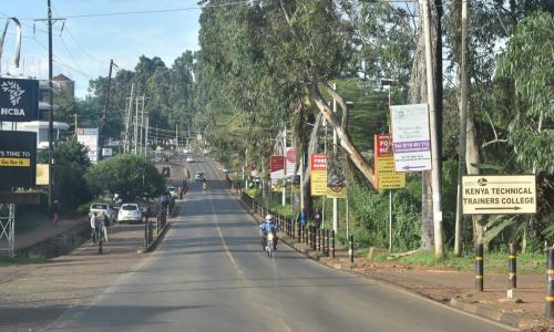 Barabara ya UN jijini Nairobi nchini Kenya iko wazi wakati huu ambapo watu wanafanyia kazi nyumbani kuepuka kusambaza virusi vya corona.