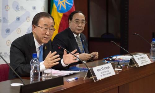 As negotiations on the draft text of FFD3 entered its final stages, Secretary-General Ban Ki-moon said that a successful outcome is vital for the future sustainable development agenda and could shape international cooperation for years to come. UN Photo/E