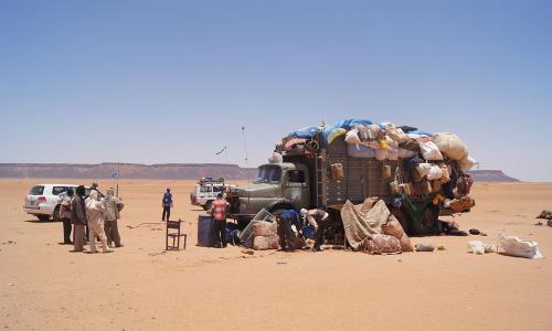 Seni is a migrant from Burkina Faso waiting for IOM’s assistance to return home from Chad